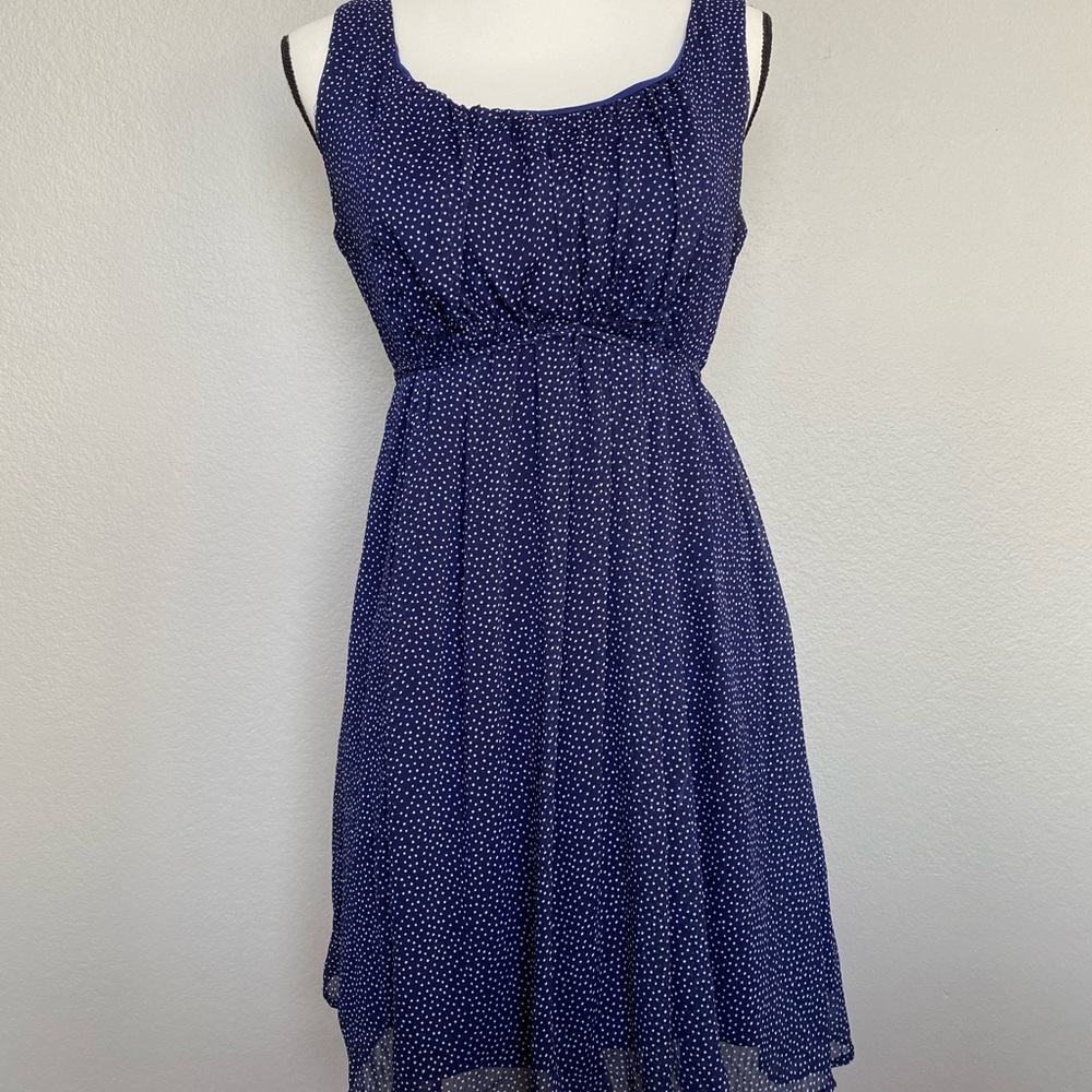 Emma and Michele Sleeveless Polka Dot Dress
